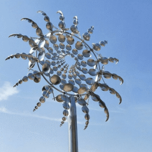 metalgardenwindmilldualmotiondecorativewindspinner