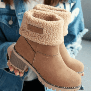 Women’s_Block Heel Snow Boots