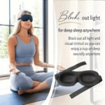 3dcontouredsleepeyemasksoftpaddedeyecoverforlightblockingcomfortable rest (9)