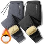 women’s winter thermal plush pants with soft fleece interior for warmth and comfort