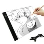 LED graphic tablet with screen for drawing