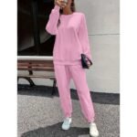 womenstwistknittexturedautumnwinteroutfit