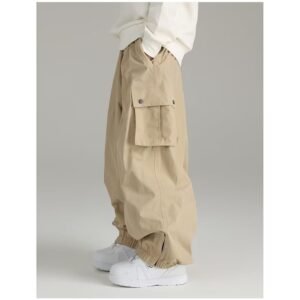 all-season waterproof windproof loose fit ski pants outdoor trousers