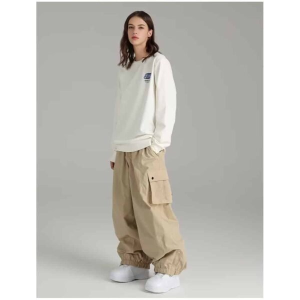 all-season waterproof windproof loose fit ski pants outdoor trousers