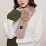 electric heated neck scarf winter wrap with adjustable heat settings