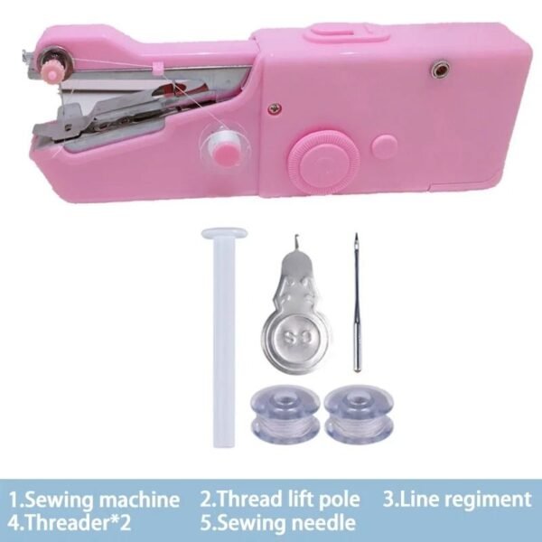 portable handheld sewing machine mini DIY sewing tool for quick repairs and crafts