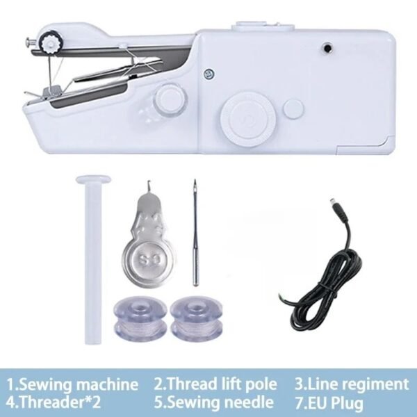 portable handheld sewing machine mini DIY sewing tool for quick repairs and crafts