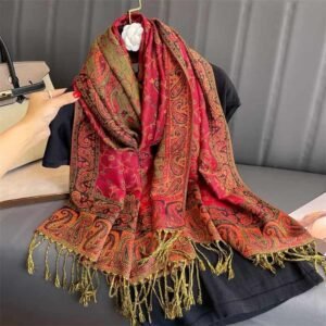 luxury cashmere pashmina shawl winter scarf for women