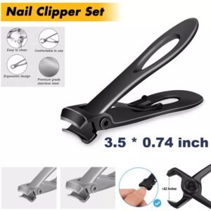 extra large toenail clippers for thick hard nails with heavy duty stainless steel precision blade
