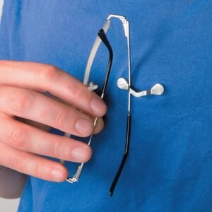 Magnetic eyeglasses holder pin for shirt – secure magnetic clip to hold glasses and sunglasses