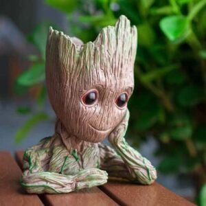 Adorable Groot Man planter pot — multifunctional plant holder for succulents, herbs, and desk accessories