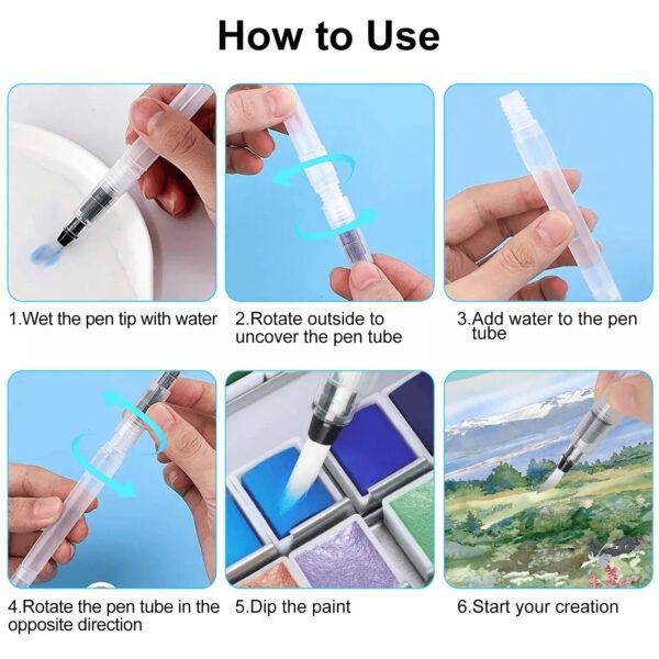 professional 50 color watercolor paint set with premium pigments for artists and beginners