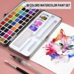professional50colorwatercolorpaintsetwithpremiumpigments