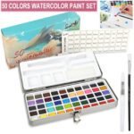 professional50colorwatercolorpaintsetwithpremiumpigments