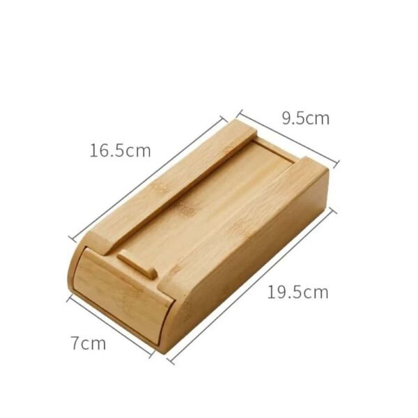 under desk wooden adhesive storage drawer organizer with sliding compartment