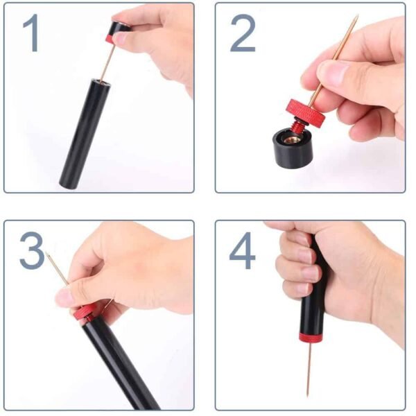 Air pressure wine bottle opener corkscrew pump tool