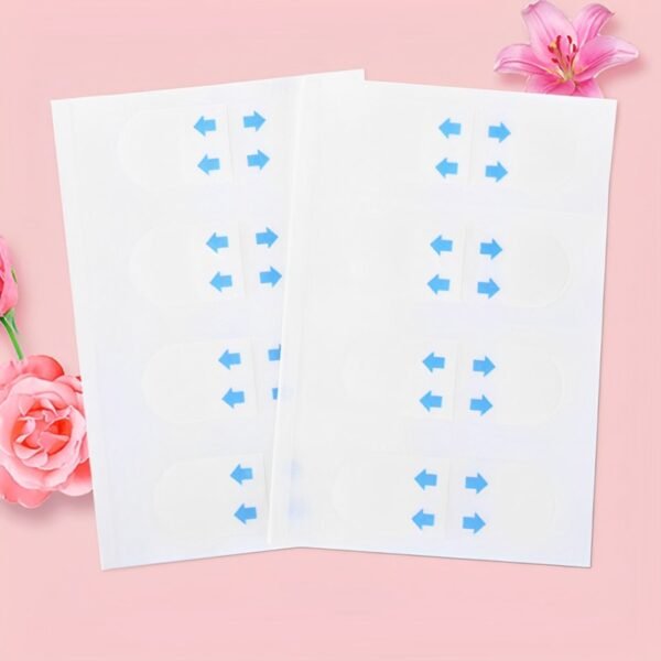 Invisible face lifter tape for facial support and skin contouring, reduces sagging