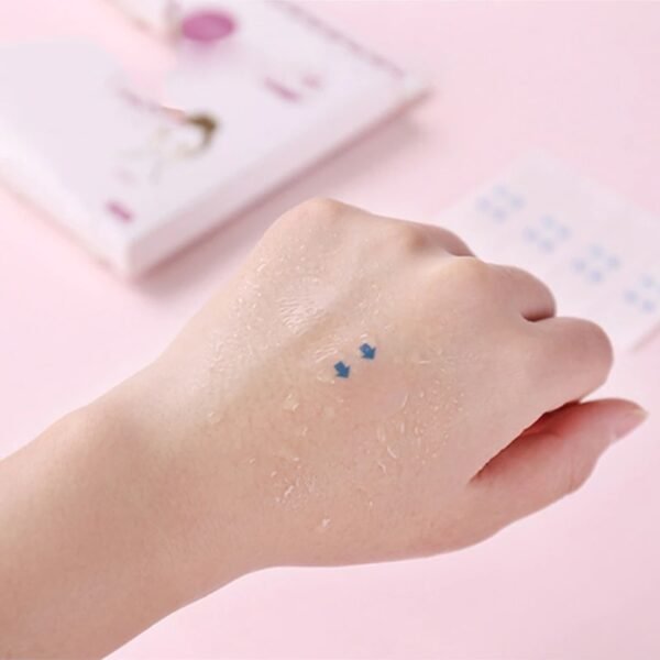 Invisible face lifter tape for facial support and skin contouring, reduces sagging