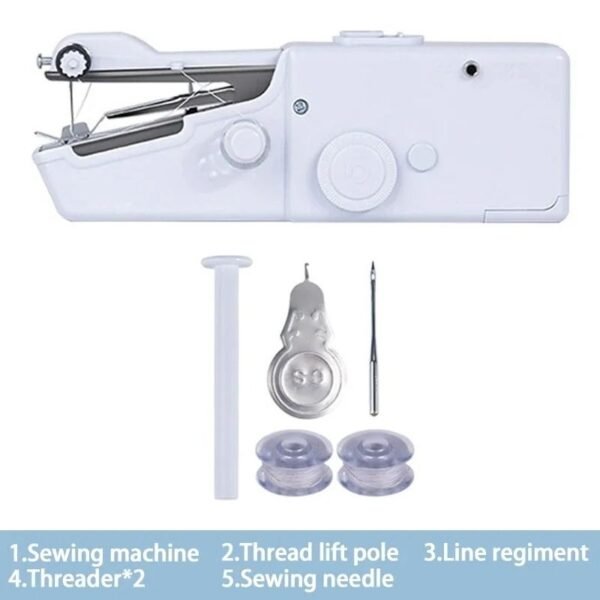 portable handheld sewing machine mini DIY sewing tool for quick repairs and crafts