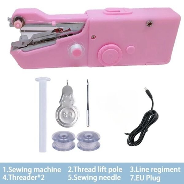 portable handheld sewing machine mini DIY sewing tool for quick repairs and crafts