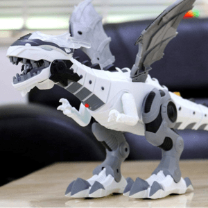 walking dragon toy that roars and breathes fire mist for kids interactive play