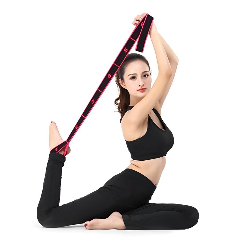 Stretching Fitness Belt for Pilates, yoga, dance, and flexibility exercises