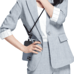 universal crossbody phone lanyard with patch attachment for hands‑free phone carry