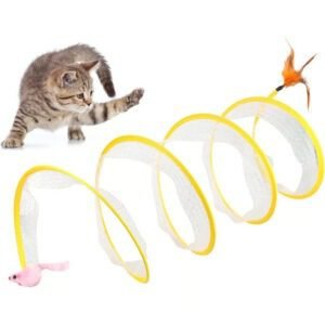 Cat Tunnel with Balls – Fun & Foldable