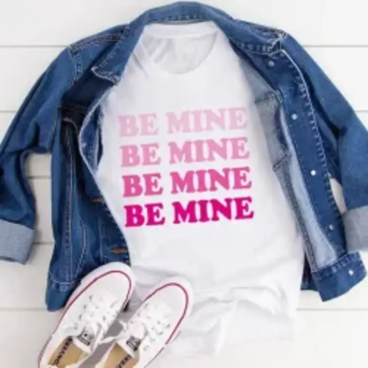 Be Mine Tee Valentine’s Day Shirt Ideas