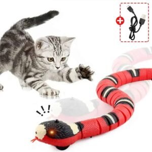 Interactive Smart Cat Toy Electronic Snake USB Rechargeable
