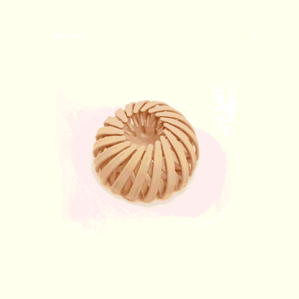 lazy bird’s nest plate hairpin non-slip hair clip for buns and ponytails