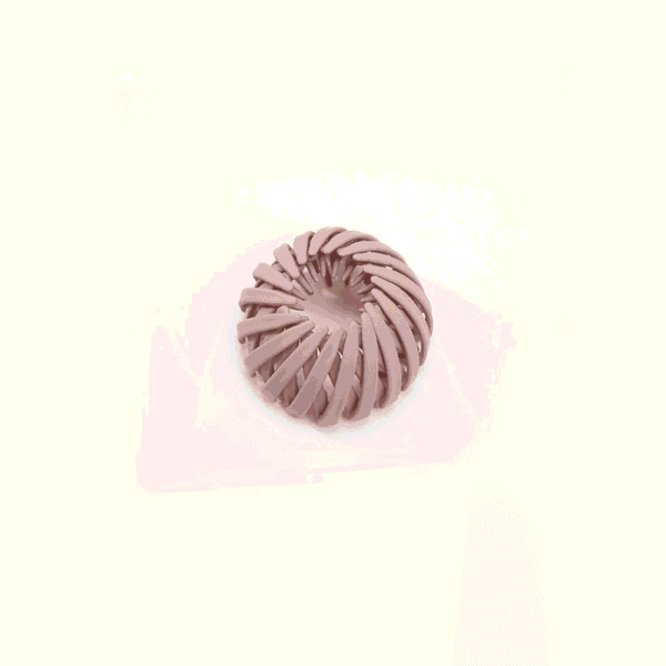 lazy bird’s nest plate hairpin non-slip hair clip for buns and ponytails