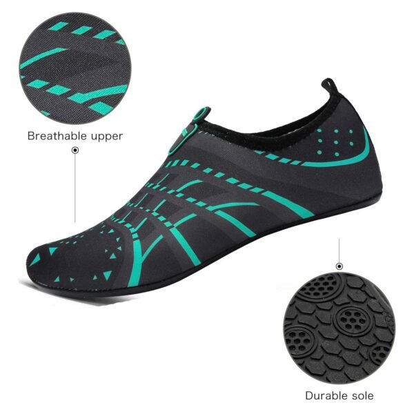 unisex quick-dry breathable water shoes for beach and outdoor water activities