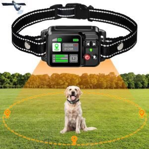 GPS Wireless Dog Fencing System Electric Fence With Remote Collar