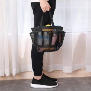 Mesh Beach Bag for Snacks, Drinks, and Toiletries