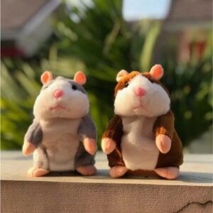 Talking Hamster Toy Funny Plush Repeats What You Say