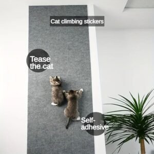 Wall-Mounted Cat Scratching Pad Durable Self-Adhesive