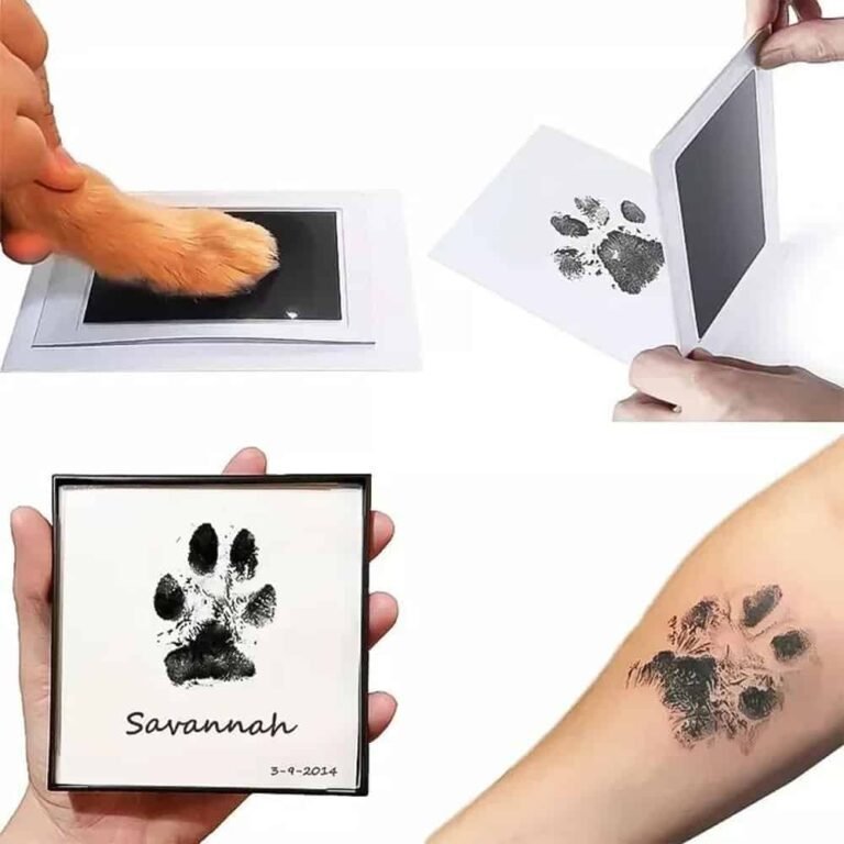 Cat And Dog Paw Print Ink Kit Safe Non-Toxic