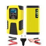 smart automatic digital battery charger for car and motorcycle