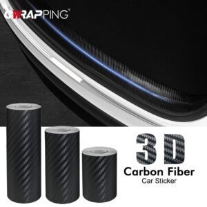 carbon fiber auto door sill protector 3d waterproof