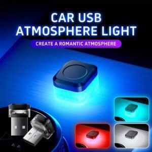 mini usb led car interior atmosphere lamp