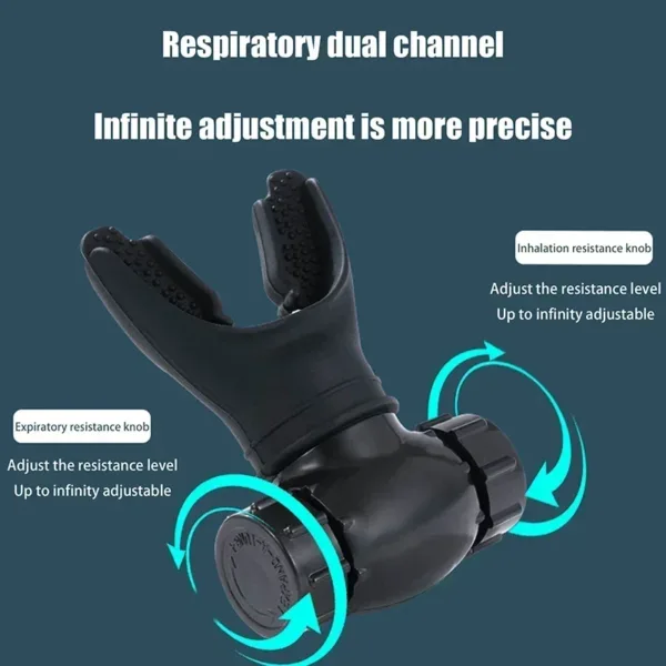 Portable breathing exercise trainer for lung capacity and rehabilitation