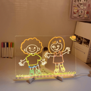 led acrylic message board light up writing display