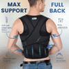 Lumbar back brace posture support for men and women