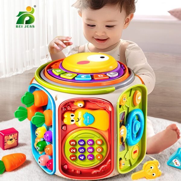 music phone toy for babies with lights and cheerful sound for interactive play