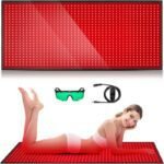 red light mat infrared therapy mat for full body relaxation and muscle comfort