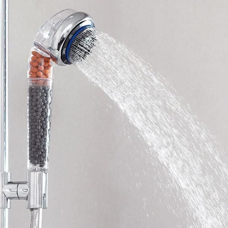 filtered shower head with advanced water filtration for cleaner, softer skin and hair