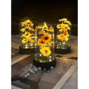 eternal sunflower gift set everlasting floral decor
