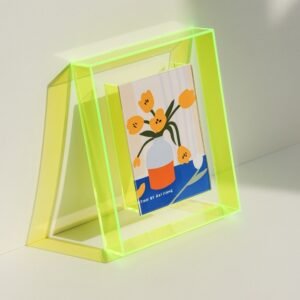 colorful acrylic photo frame box diy poster display decor