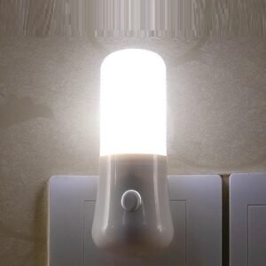 plug night light led with push button switch